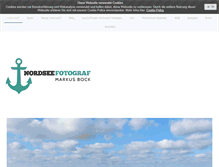Tablet Screenshot of nordsee-fotograf.de